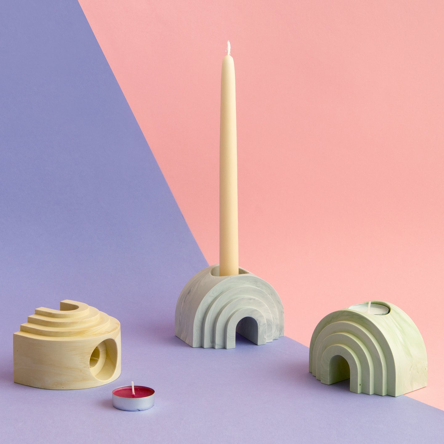 [SCALA] Arch Candle Holder + Tealight Holder