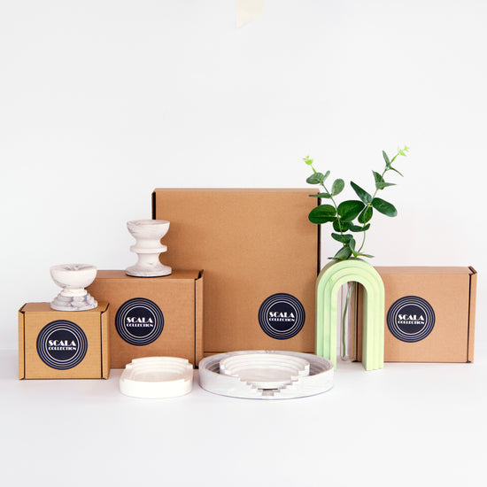 All our products come with giftable boxes and collection labels