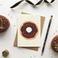 Scratch + Sniff Scented Chocolate Donut Card with Happy Birthday Sprinkles!