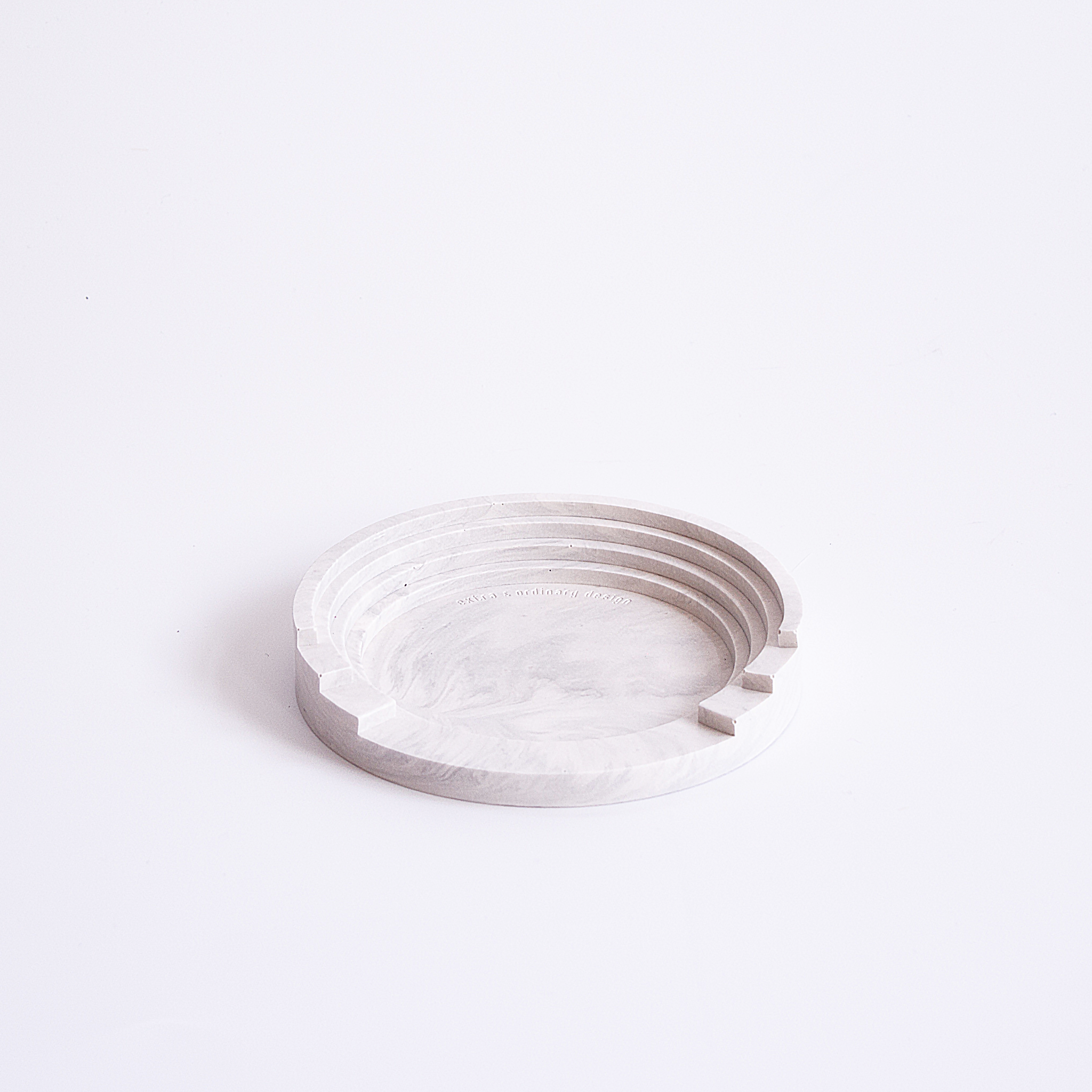 [SCALA] White Marble Small Accessory Tray – Extra&ordinary Design