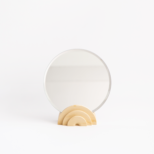[SCALA] Marble Finish Arch Table Mirror